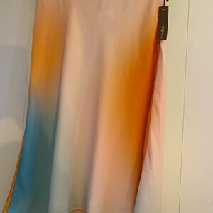 Crosby Sunset Ombre A-Line Skirt